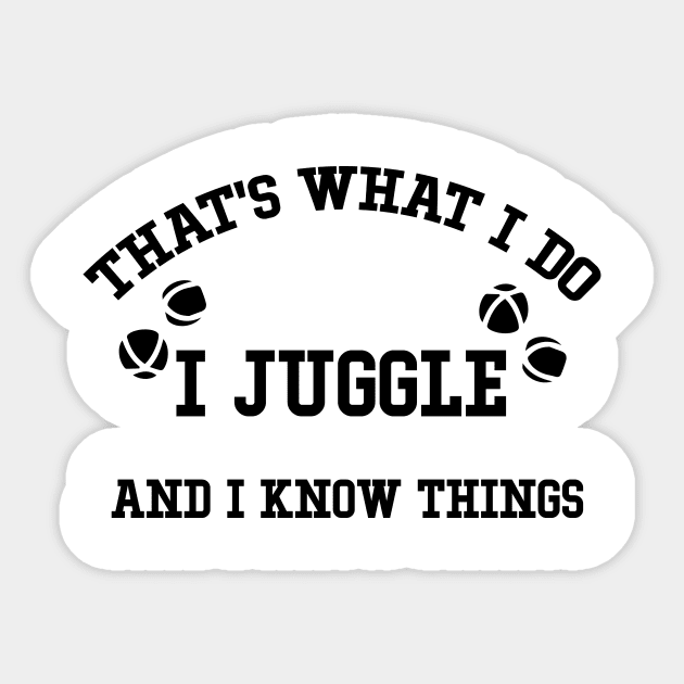 Juggler Heartbeat ECG Juggling Gift for Jugglers Sticker by soukai